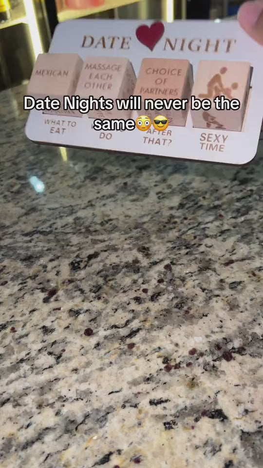 Date Night Couples Dice Game